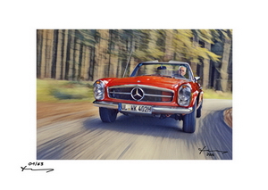 Limiited Edition SL "Pagode" Kunstdruck